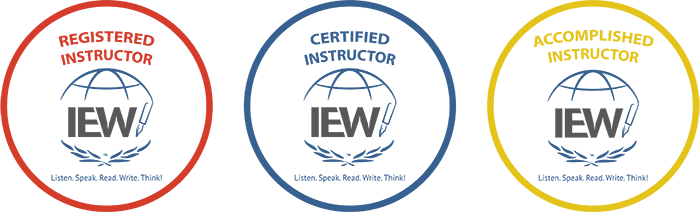 IEW Instructor accreditations